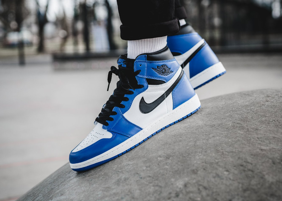 jordan 1 homme bleu