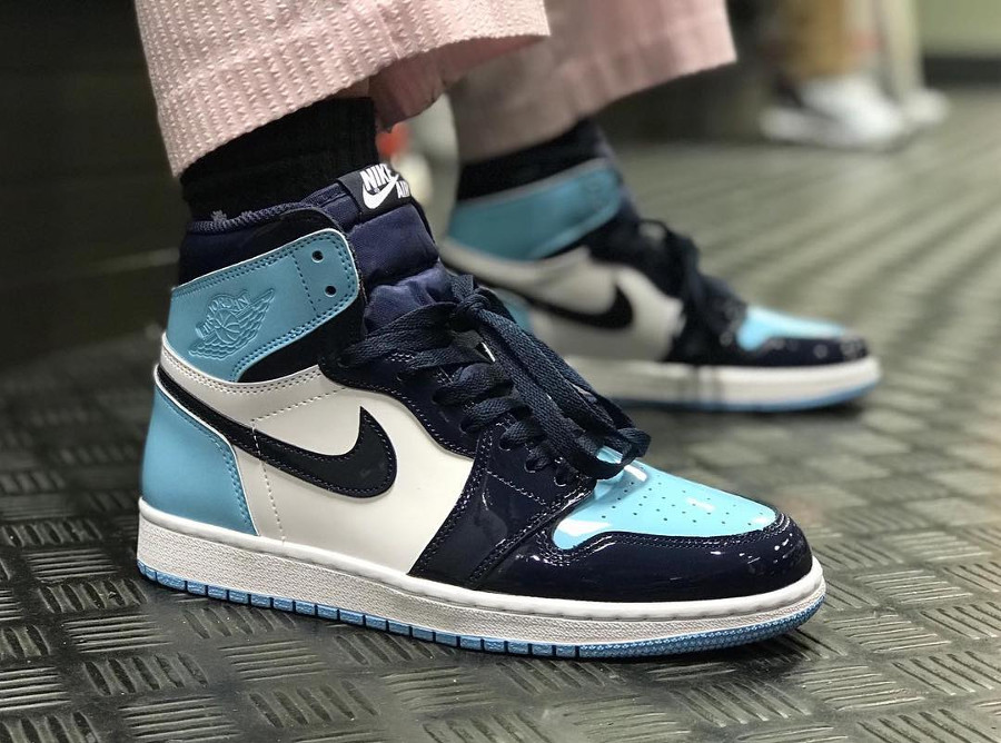 jordan 1 homme bleu